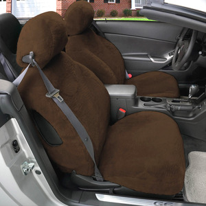 Made from 100% Genuine Merino Sheepskin Wool and tailored to fit your exact factory seats. Not only do these custom sheepskin seat covers look amazing, but they feel amazing as well. These are seat covers you will just want to curl up in as they are plush and soft-to-the-touch. With roughly a 1-inch thick natural pile with a combination of dense to medium-dense comfort these covers offer amazing cushion and support that will transform your daily drive into a luxury drive.