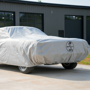 Our most popular all-weather multi-layer car cover is back with a new fabric construction! Protect your Ford Mustang with our premium softback all-climate car covers. This Shelby Mustang car cover fabric features 5-layers of protection to provide the best defense against the elements while being smooth against your paint finish with an official Shelby medallion logo on the outside front cover.