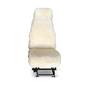 Ultra plush aircraft seat covers tailored for your exact American Champion Champ Seats with our soft yet dense genuine merino sheepskin.