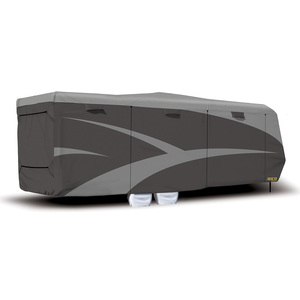 Keeping your Toy Hauler Trailer protected has never been easier. We have a full lineup of Universal Toy Hauler Covers specially engineered to fit any size RV Trailer while being super simple to install. From the 20-foot to 40-foot Toy Hauler RV's we have you covered.