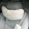 Sheepskin Headrest Travel Pillow