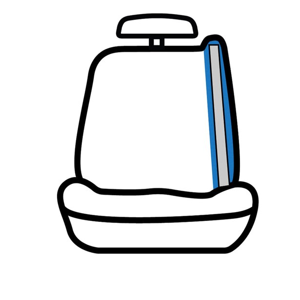 Alteration Sheepskin - Per Seat Belt Tower (Seat Cover Opening Only)