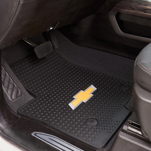 Chevy Silverado 2020-On Signature Rubber Floor Mats with Logo