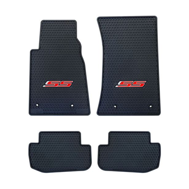 Chevy Camaro 2010-2015 Signature Rubber® Floor Mats with SS Logo