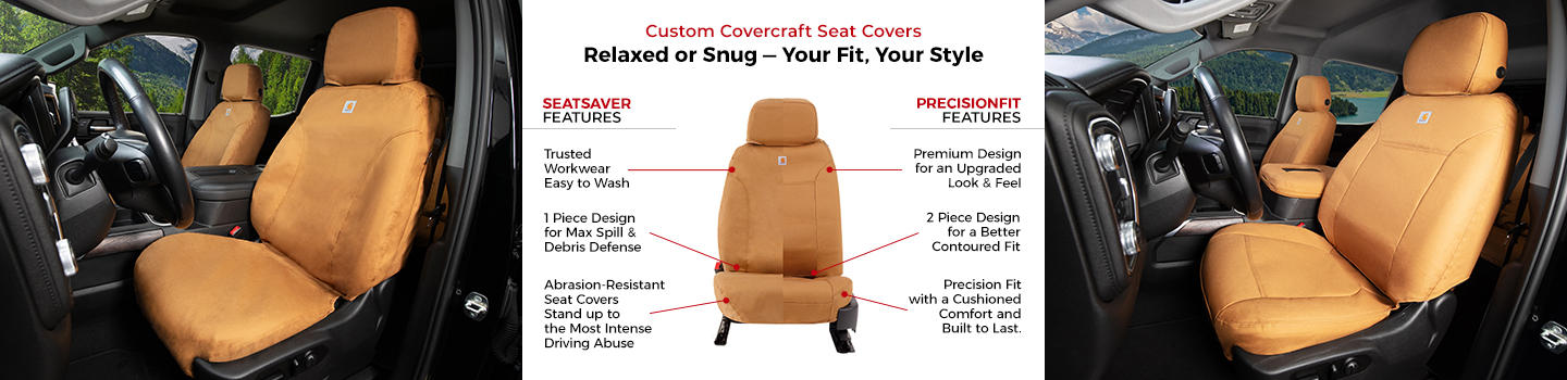 Covercraft SeatSaver Vs Covercraft PrecisionFit Seat Covers