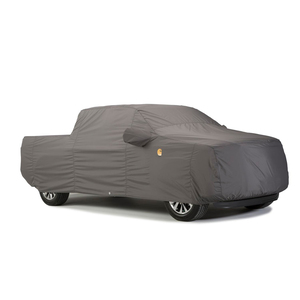 This is a limited run Carhartt Truck Cover! If you are looking for a high-performance custom car cover that is lighter than a multi-layer cover and provides all weather protection this premium cover will keep your truck protected from sun to snow. <i>However, if in <b>intense sun</b> like SoCal or Arizona recommend our <a href="https://www.covercraft.com/product/custom-sunbrella-car-cover/C-CCSA">Sunbrella</a> or <a href="https://www.covercraft.com/product/custom-weathershield-hd-car-cover/C-CCHD">WeatherShield HD</a></i>.