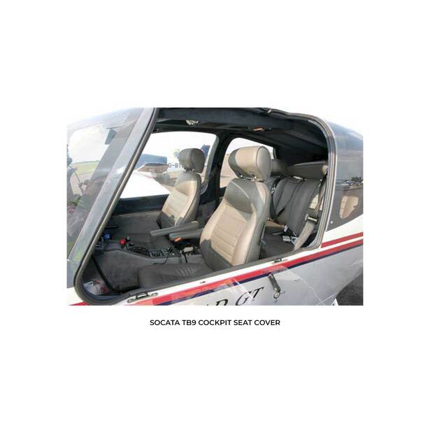 Socata TB9 Aircraft Sheepskin Seat Covers