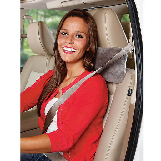 Sheepskin Headrest Travel Pillow