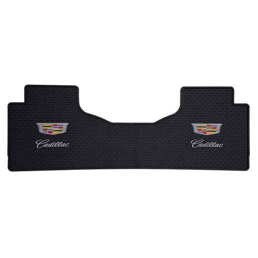 Cadillac Escalade 2021-On Signature Rubber Floor Mats with Cadillac Crest