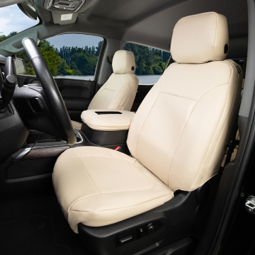 SHOP LEATHER SEAT COVERS