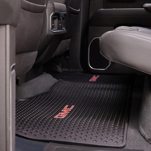 GMC Sierra 1500 2020-On Signature Rubber Floor Mats with Logo