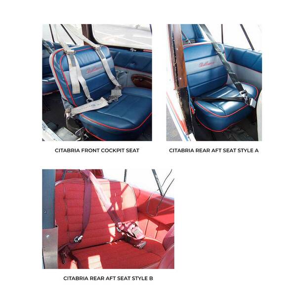 American Citabria Aircraft Sheepskin Seat Covers