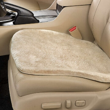 SHOP SHEEPSKIN BUCKET SEAT PAD