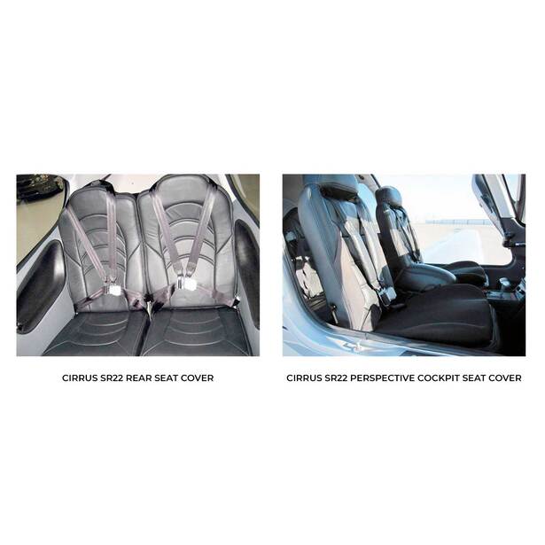 Cirrus SR2 Series Aircraft Sheepskin Seat Covers