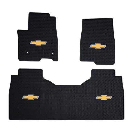 Chevy Silverado 2020-On Signature Rubber Floor Mats with Logo