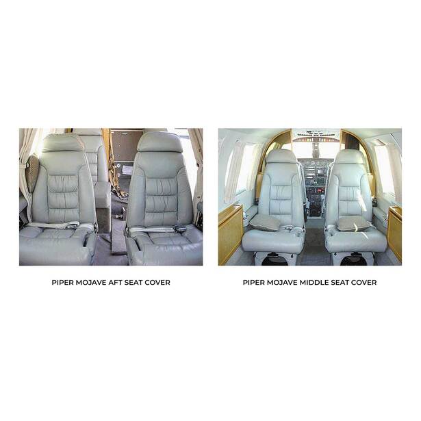Piper Mojave Aircraft Sheepskin Seat Covers