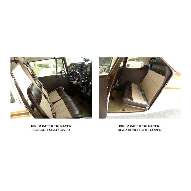 Piper Pacer & Tri-Pacer Aircraft Sheepskin Seat Covers