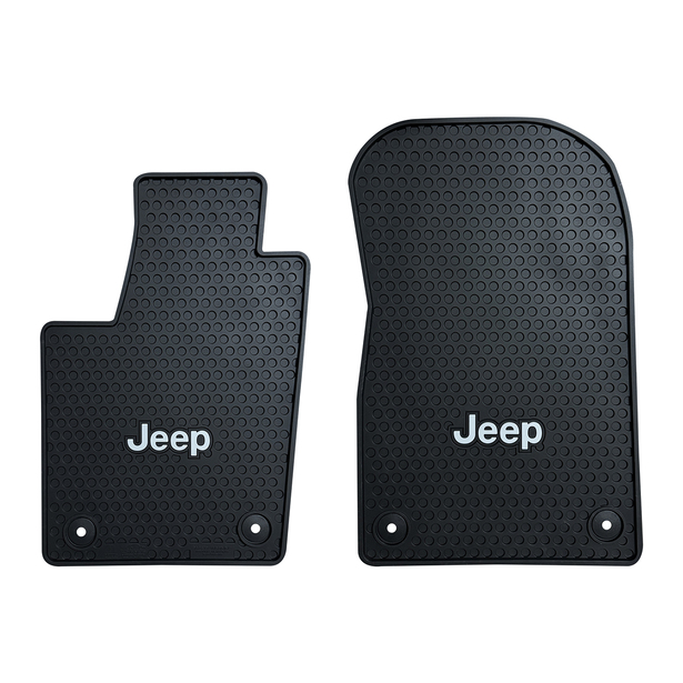 Jeep Grand Cherokee 2016-On Signature Rubber® Floor Mats with Jeep Logo