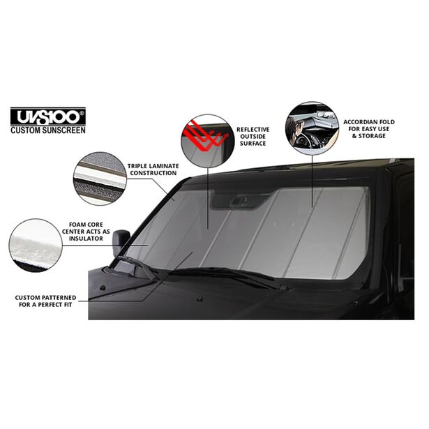 Ford Logo UVS100 Custom Sunscreen