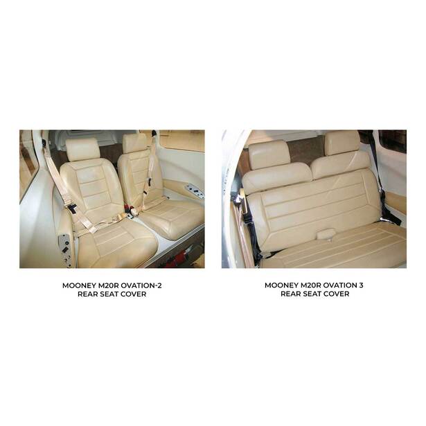Mooney M20R Ovation Aircraft Sheepskin Seat Covers