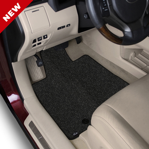 The classic look of traditional berber and the durability of modern materials have been combined to create a unique, stylish, long wearing automotive floor mat. This custom fit car floor mat has a tight loop carpet face of specially engineered premium nylon yarn. Our multi-layer backing with final TractionBac™ provides stability, moisture and skid-resistance. Choose from solid or heathered colors for these exceptional floor mats that will perform and look great for years.