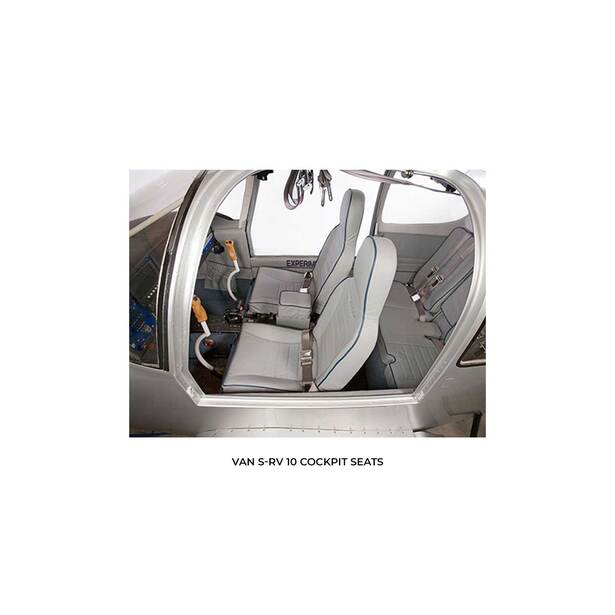Van's RV 10 Aircraft Sheepskin Seat Covers