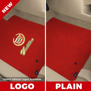 Velourtex carpet floor mats for cars are affordably priced, yet heavier, denser, and smoother than factory-made mats. A stiff backing helps maintain shape and reduces slippage even if the mat gets wet. These quality car mats protect you and your factory car floors.