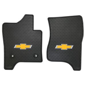 Chevy Silverado 2014-2019 Signature Rubber® Floor Mats with Logo