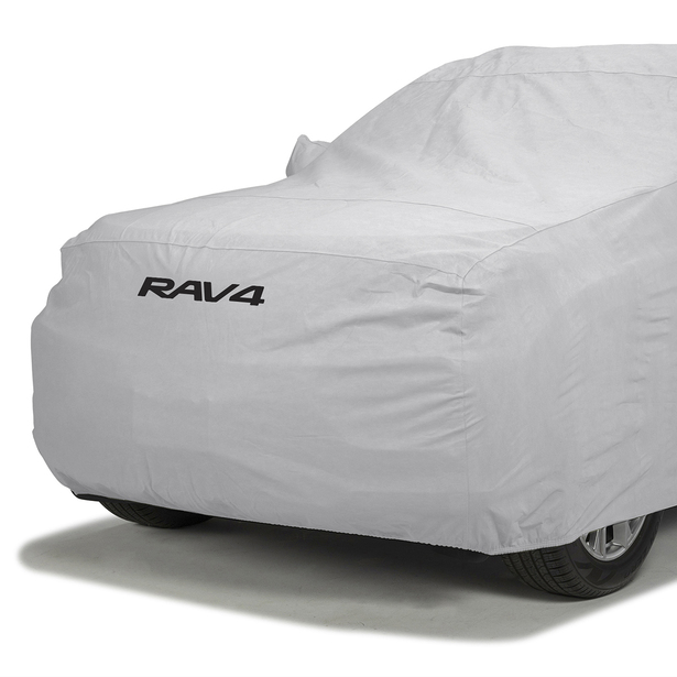 Toyota RAV4 5-Layer Softback All Climate Custom Car Cover with RAV4 Logo