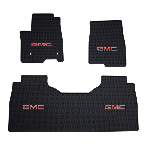 GMC Sierra 1500 2020-On Signature Rubber Floor Mats with Logo