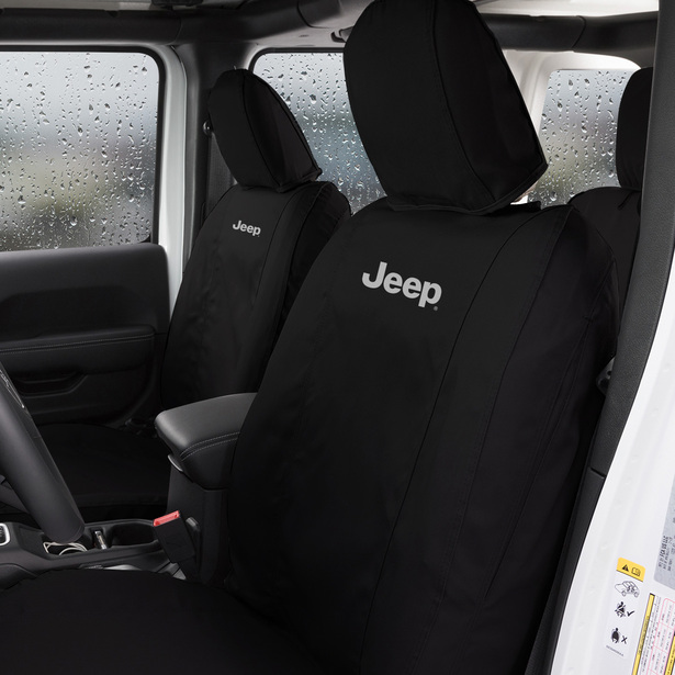 Jeep Wrangler "Jeep" Logo Endura SeatSaver Custom Seat Covers