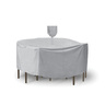 Round Bar Table & Chairs Combo Cover With Umbrella Hole (92" D x 40" H)