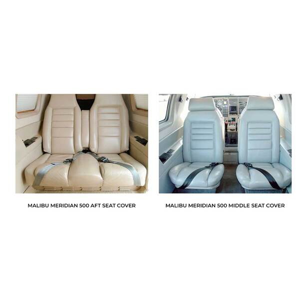 Piper Malibu Series Aircraft Sheepskin Seat Covers