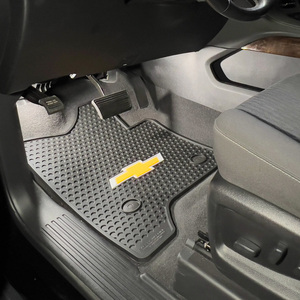 Chevy Silverado 2014-2019 Signature Rubber® Floor Mats with Logo