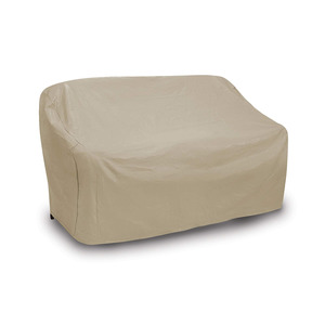 Patio Oversize Two Seat Wicker Sofa Cover (60" L x 41" W x 41" H)