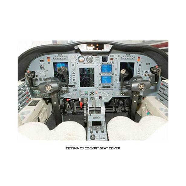 Cessna CJ Aircraft Sheepskin Seat Covers