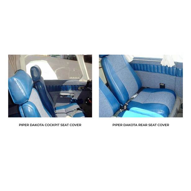 Piper Dakota Aircraft Sheepskin Seat Covers