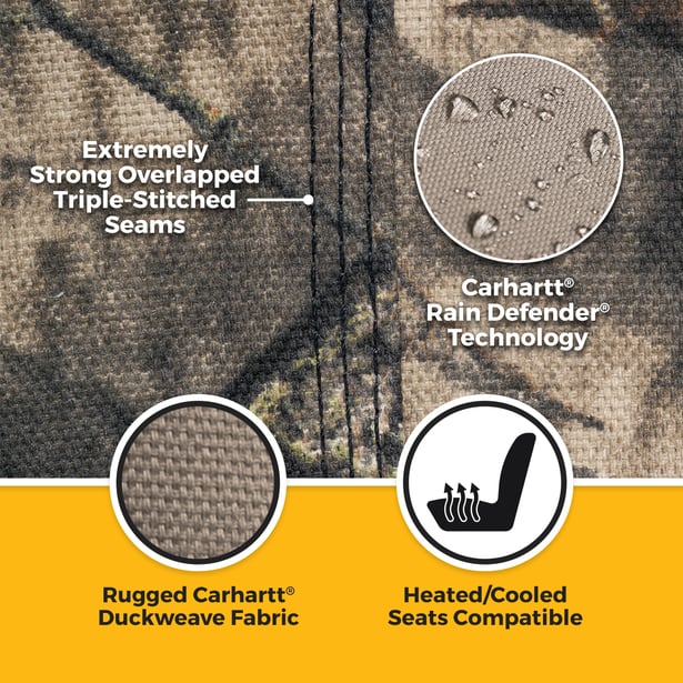 Carhartt Mossy Oak Camo SeatSaver Custom Seat Covers