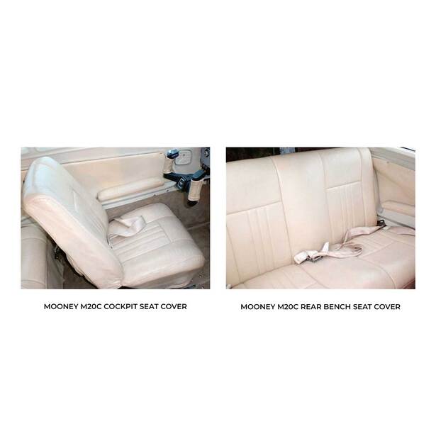 Mooney M20C Series & Ranger Aircraft Sheepskin Seat Covers