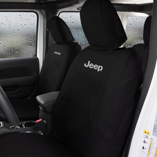 Jeep Wrangler "Jeep" Logo Endura SeatSaver Custom Seat Covers