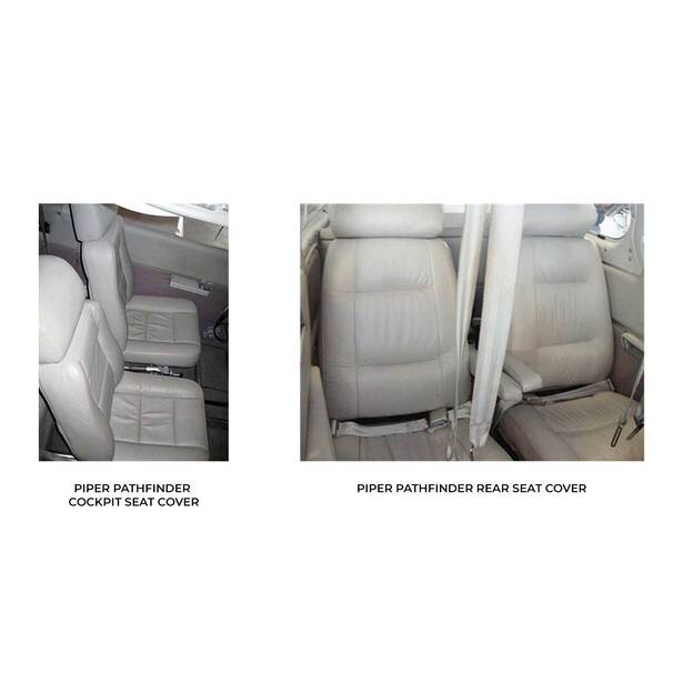 Piper Pathfinder Aircraft Sheepskin Seat Covers