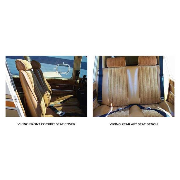 American Viking Aircraft Sheepskin Seat Covers