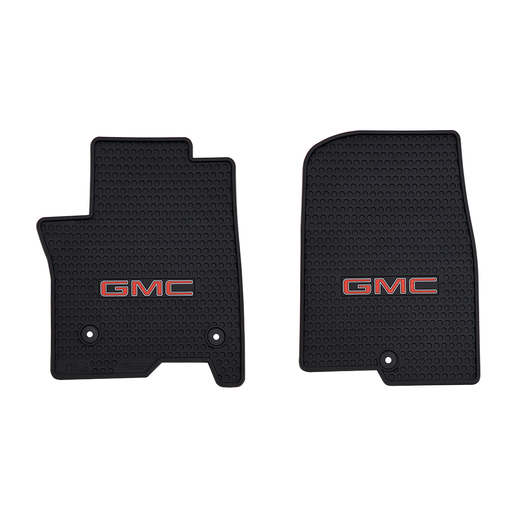 GMC Yukon 2021-On Signature Rubber Floor Mats with Logo