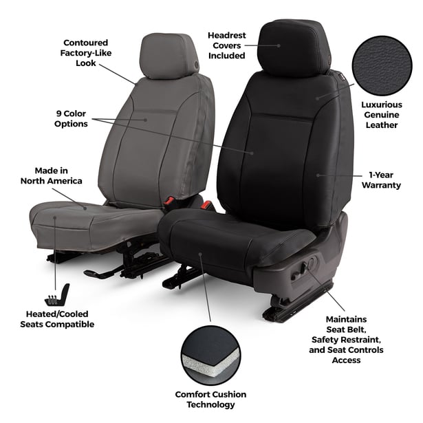 Genuine Leather PrecisionFit® Custom Seat Covers