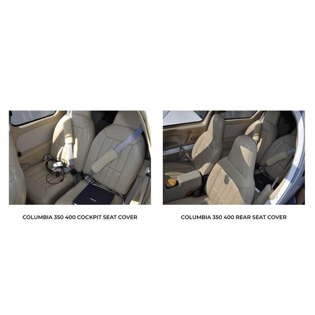 Lancair 350 Aircraft Sheepskin Seat Covers