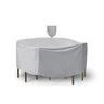 Round Table and Chairs Combo Cover With Umbrella Hole (92" D x 30" H)