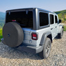Jeep Wrangler JL Heavy Duty Spare Tire Cover with Camera Opening