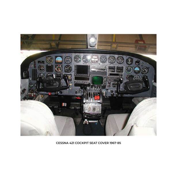 Cessna C421 Aircraft Sheepskin Seat Covers