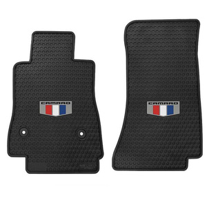 Chevy Camaro 2016-On Signature Rubber® Floor Mats with Camaro Crest