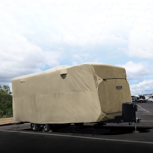 Travel Trailer Storage Lot RV Cover
